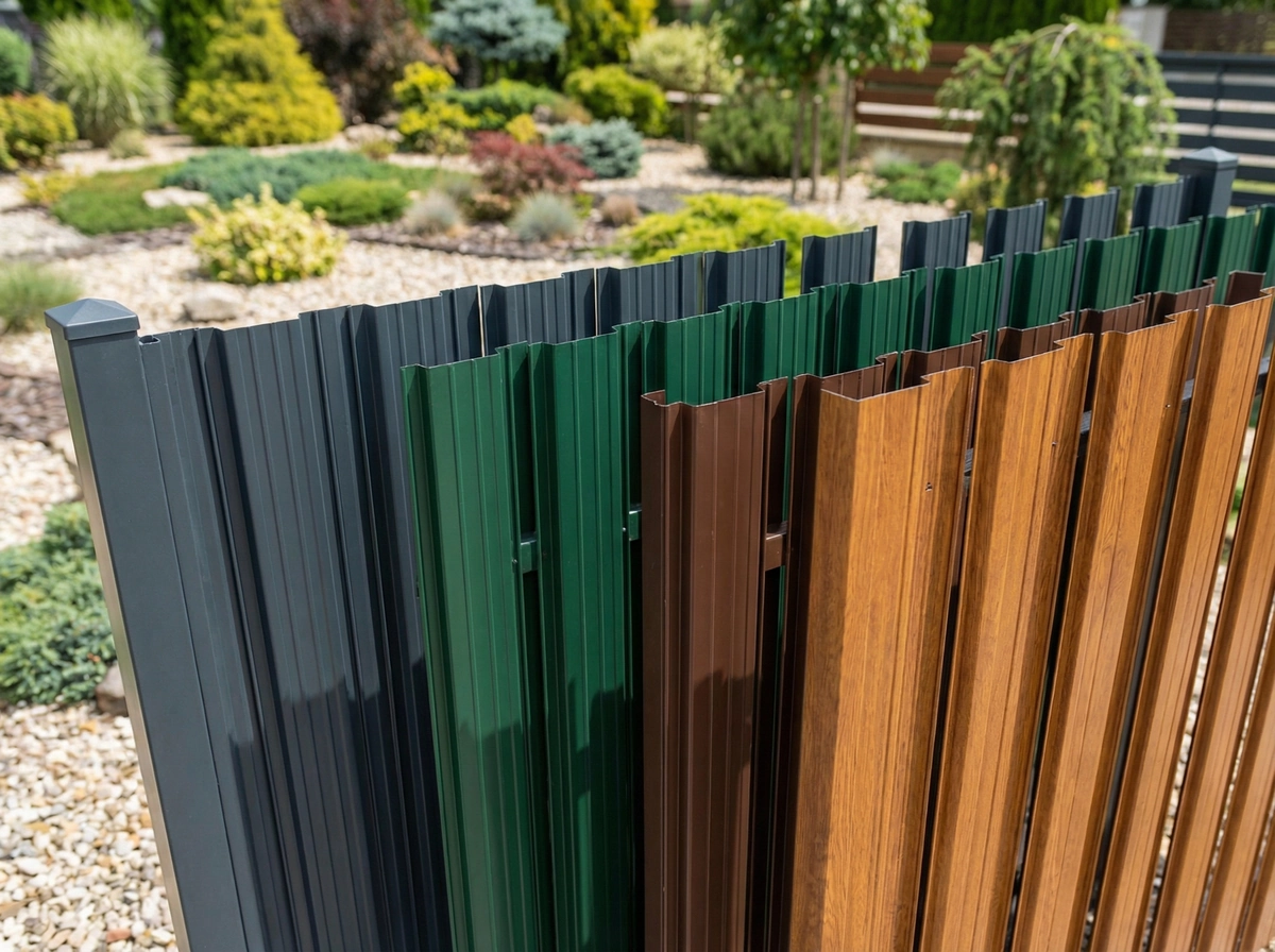 kolory ogrodzeń panelowych