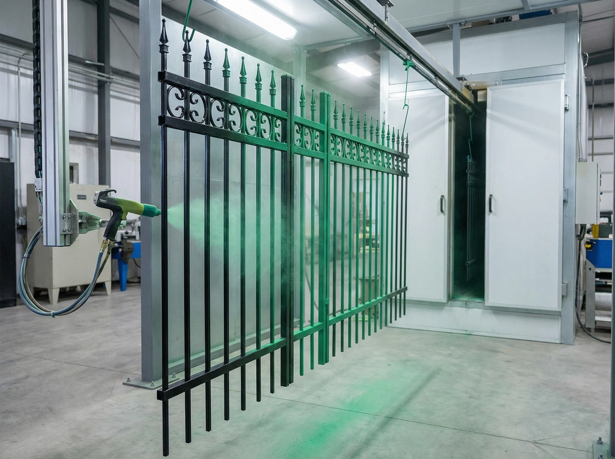 malowanie proszkowe ogrodzeń