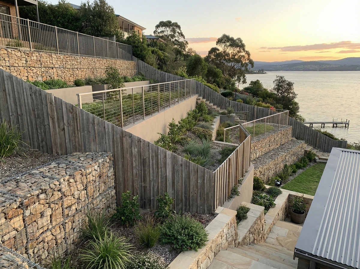 ogrodzenia na skarpie