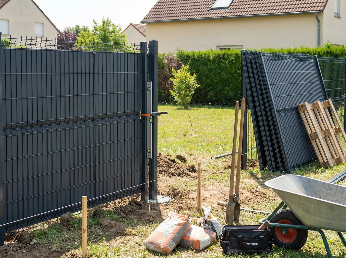 montaż ogrodzeń panelowych